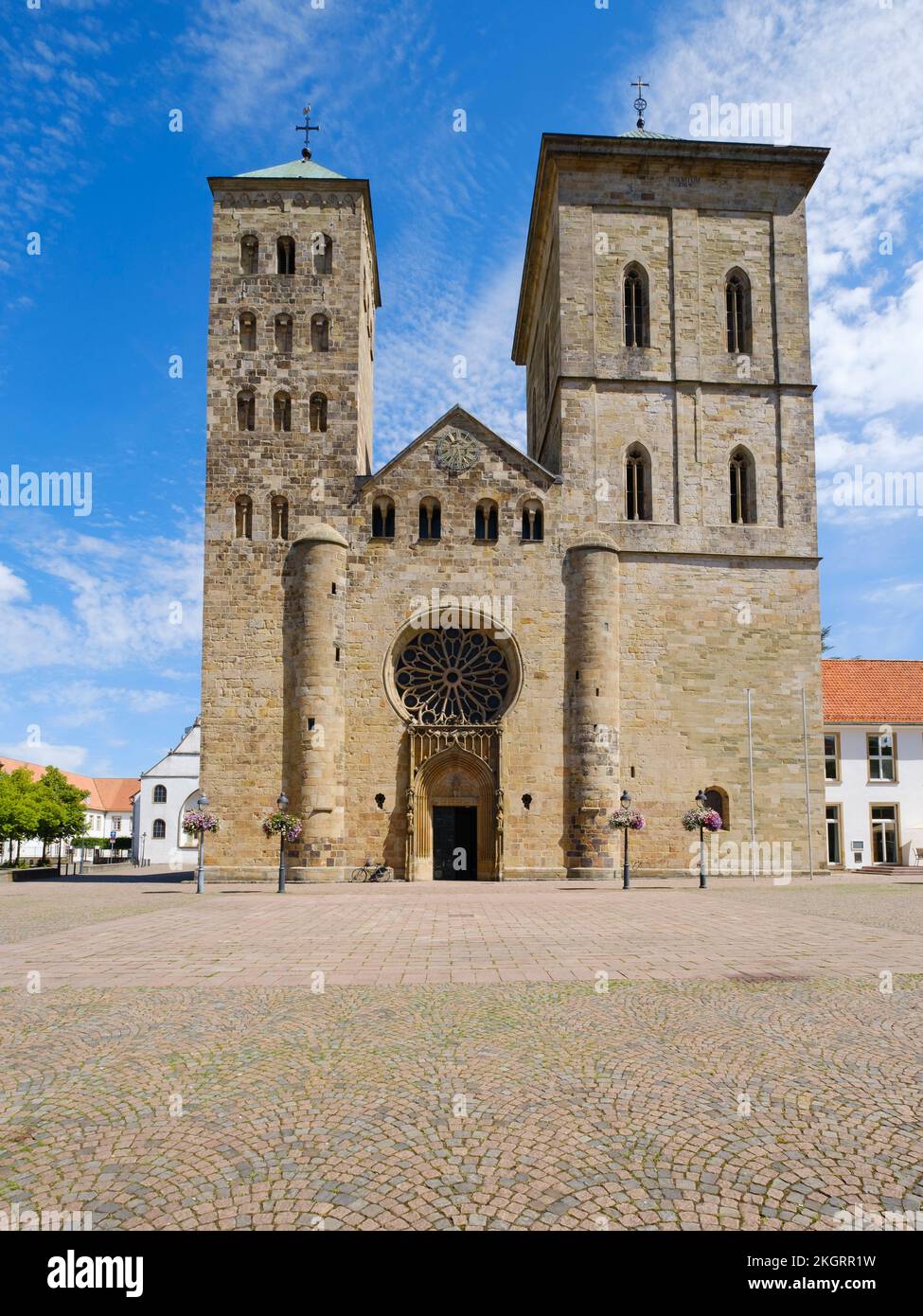 Deutschland, Niedersachsen, Osnabruck, Fassade des Petersdoms Stockfoto