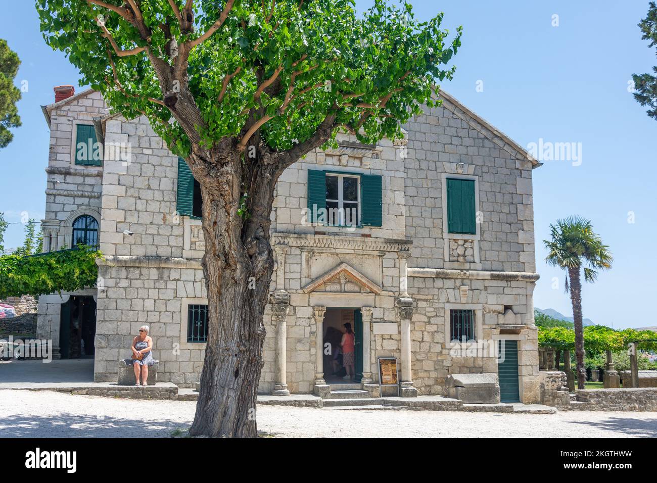 Archäologisches Museum in der antiken Stadt Salona, Solin, Split-Dalmatia County, Kroatien Stockfoto