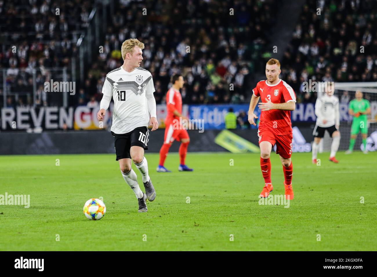 Wolfsburg, Deutschland, 20. März 2019: Julian Brandt während des internationalen Freundschaftsspiels Deutschland gegen Serbien in der Volkswagen Arena in Wolfsburg. Stockfoto