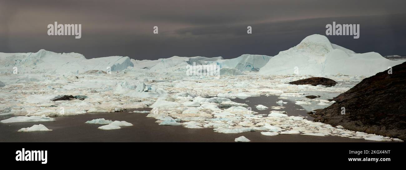 Ilulissat Ice Field, Ilulissat, Grönland Stockfoto