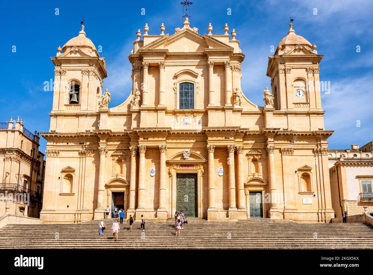 Kathedrale Noto (Cattedrale di Noto), Sizilien, Italien. Stockfoto