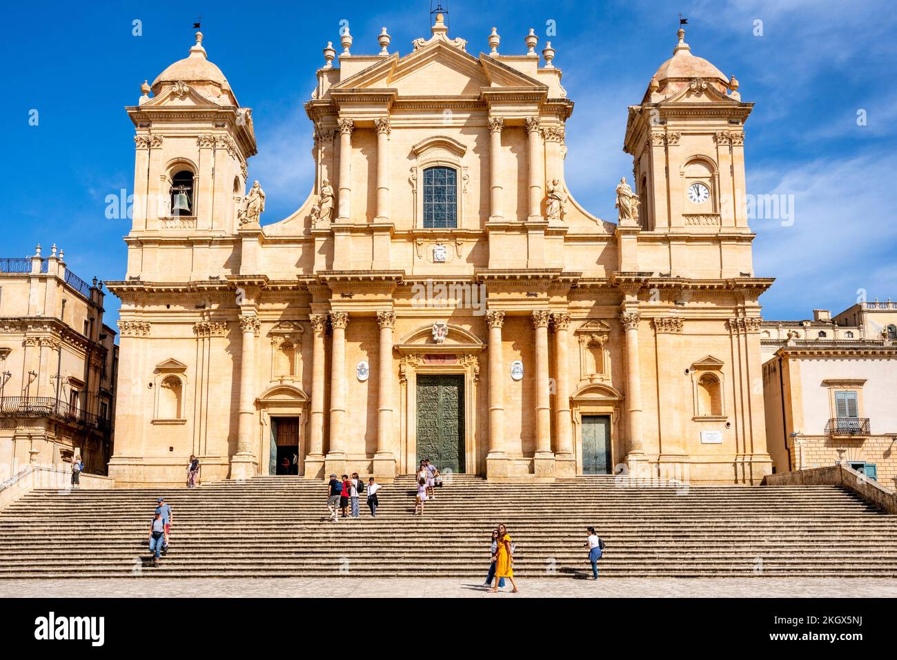 Kathedrale Noto (Cattedrale di Noto), Sizilien, Italien. Stockfoto