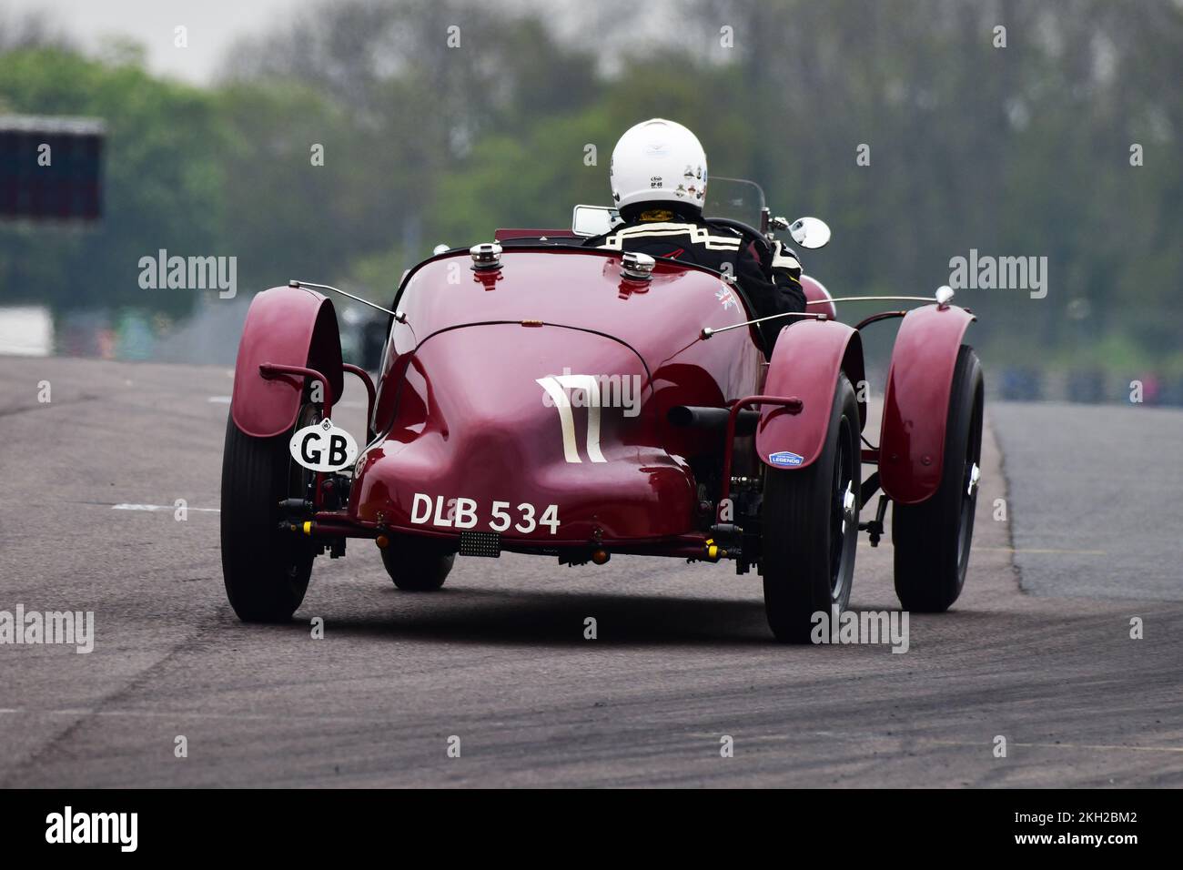 Robert Blakemore, Aston Martin Speed Model, der „Mad Jack“ für Vorkriegs-Sportwagen, ein 45-minütiges Rennen für legendäre Vorkriegs-Autos, viele aus den 19 Jahren Stockfoto