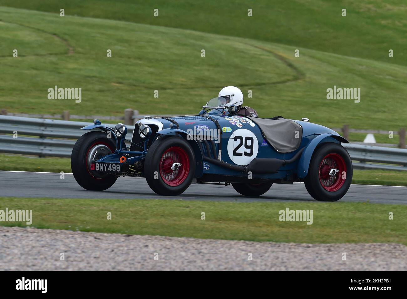 Richard Iliffe, Riley Kestrel Sports, The Mad Jack for Pre-war Sports Cars, ein 45-minütiges Rennen für legendäre Vorkriegs-Autos, viele aus den 20er Jahren Stockfoto