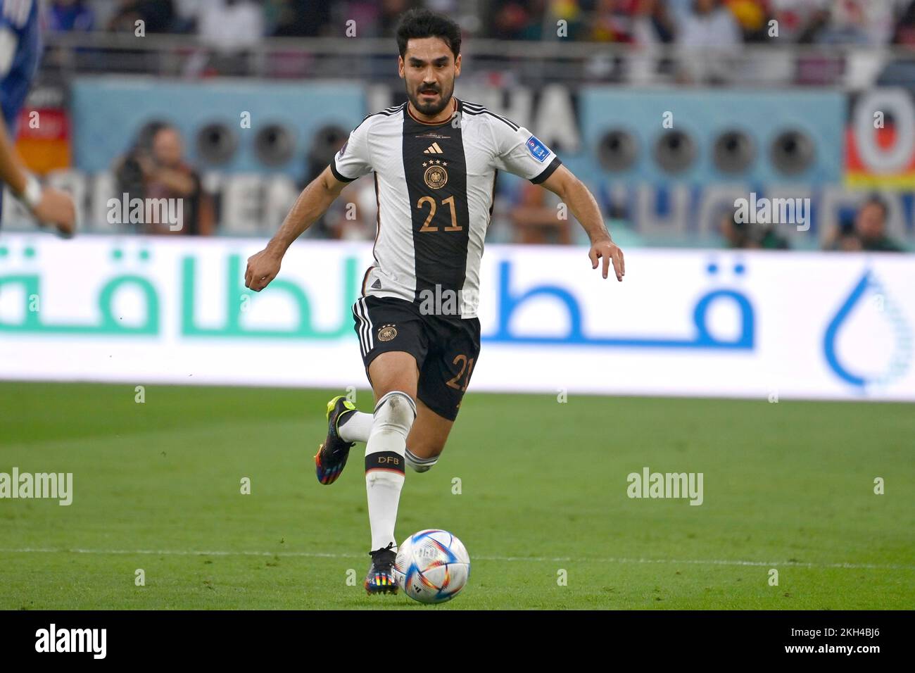 Ilkay GUENDOGAN (GER), Action, Single Action, Single Image, Cut out, Ganzkörperaufnahme, Ganzfigur Deutschland (GER) - Japan (JPN) 1-2 Gruppe Bühnengruppe E am 23.. November 2022, Khalifa International Stadium. Fußball-Weltmeisterschaft 2022 in Katar ab 20,11. - 18.12.2022? Stockfoto