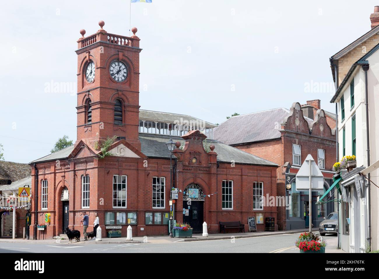 The Market Hall, Kington, Herefordshire Stockfoto