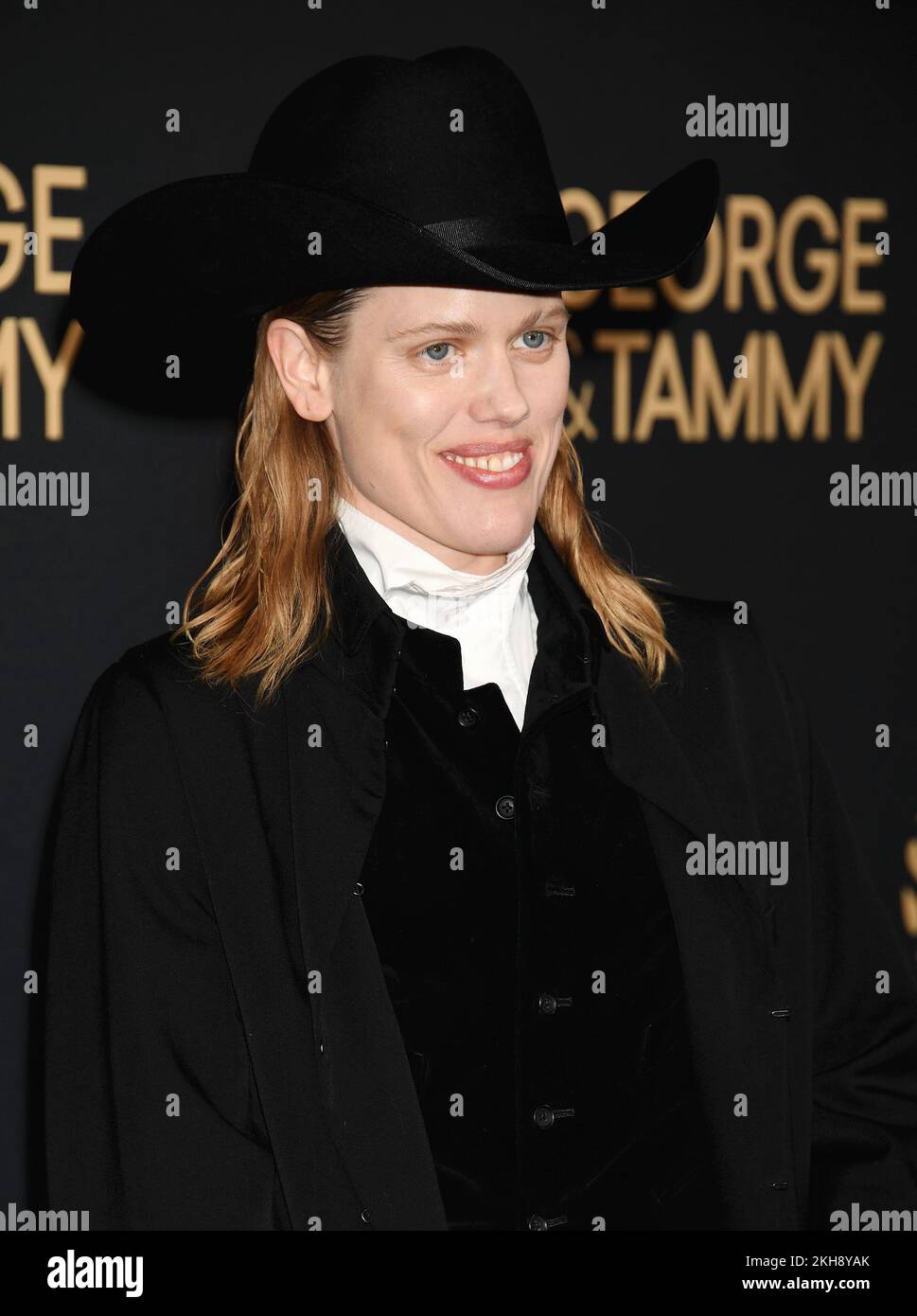 LOS ANGELES, KALIFORNIEN - 21. NOVEMBER: Kelly McCormack nimmt am 21. November 2022 in Los an der Premiere „George & Tammy“ von Showtime in den Goya Studios Teil Stockfoto