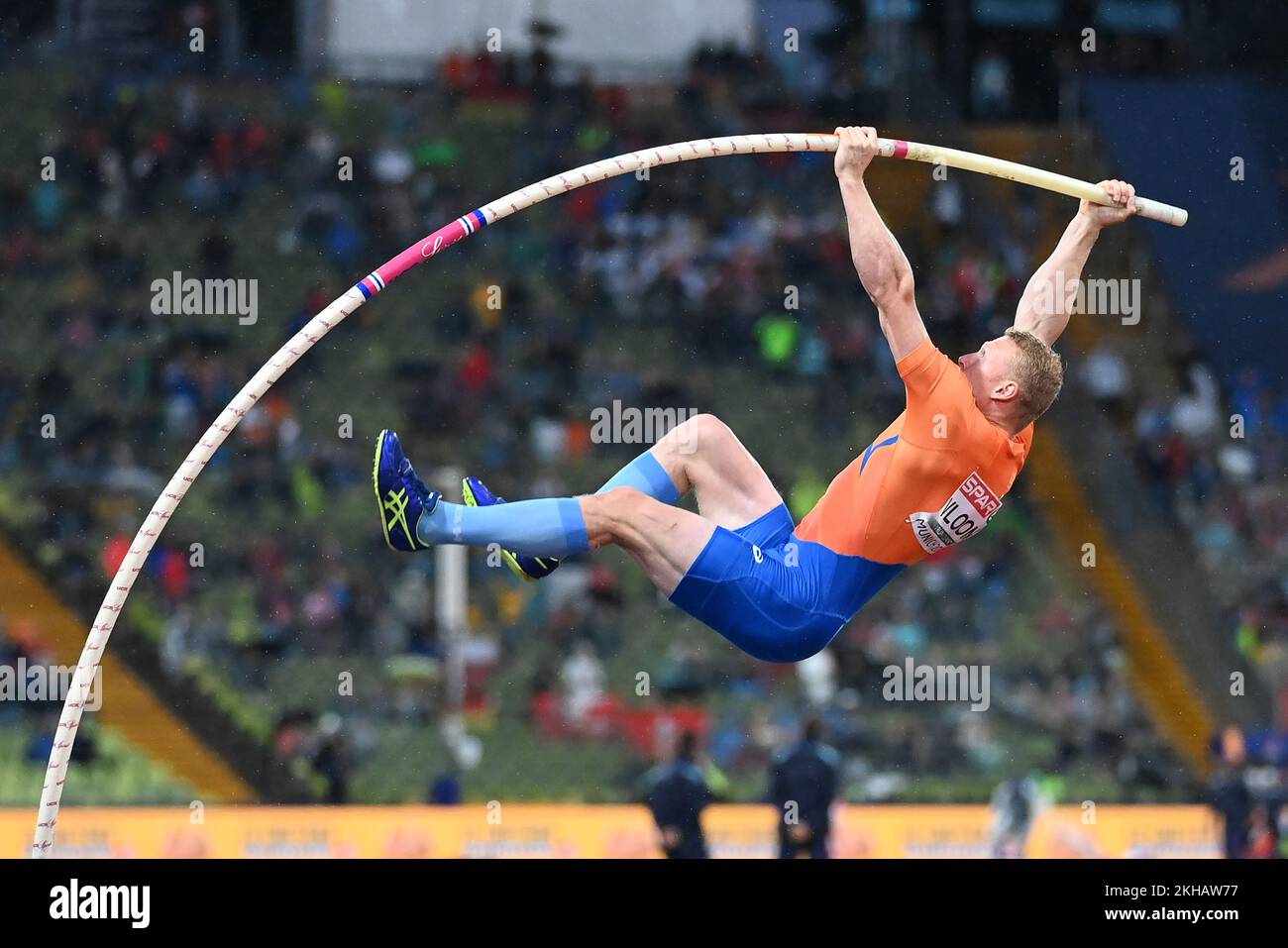 Menno Vloon (Niederlande). Männer Aus Dem Stablager. Europameisterschaft München 2022 Stockfoto