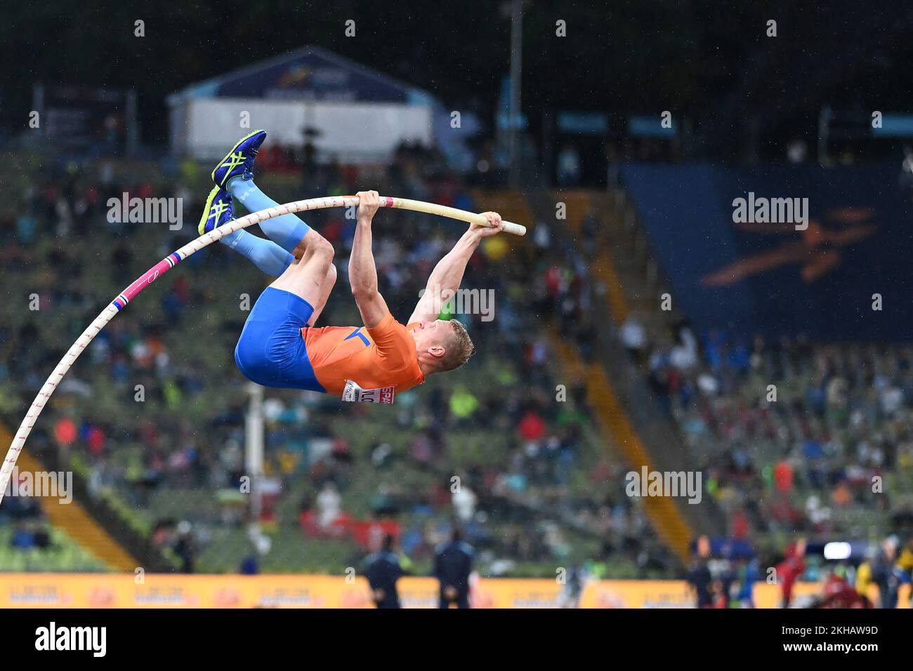 Menno Vloon (Niederlande). Männer Aus Dem Stablager. Europameisterschaft München 2022 Stockfoto