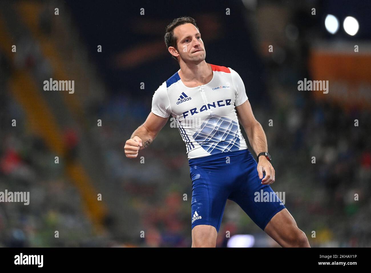 Renaud Lavillenie (Frankreich). Männer Aus Dem Stablager. Europameisterschaft München 2022 Stockfoto