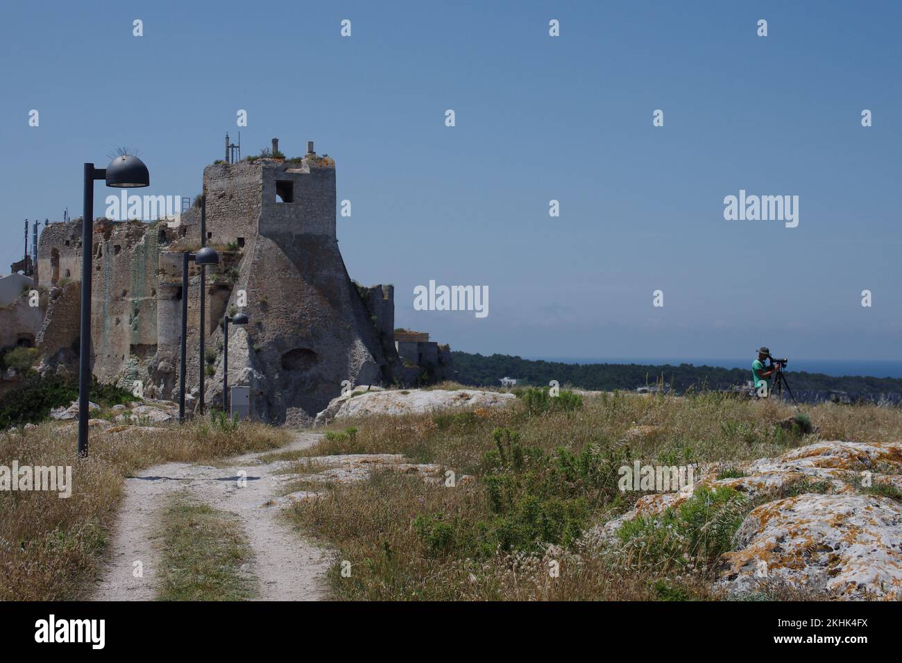 Schloss von Badiali, Tremiti-Inseln, Apulien, Adria, Italien Stockfoto