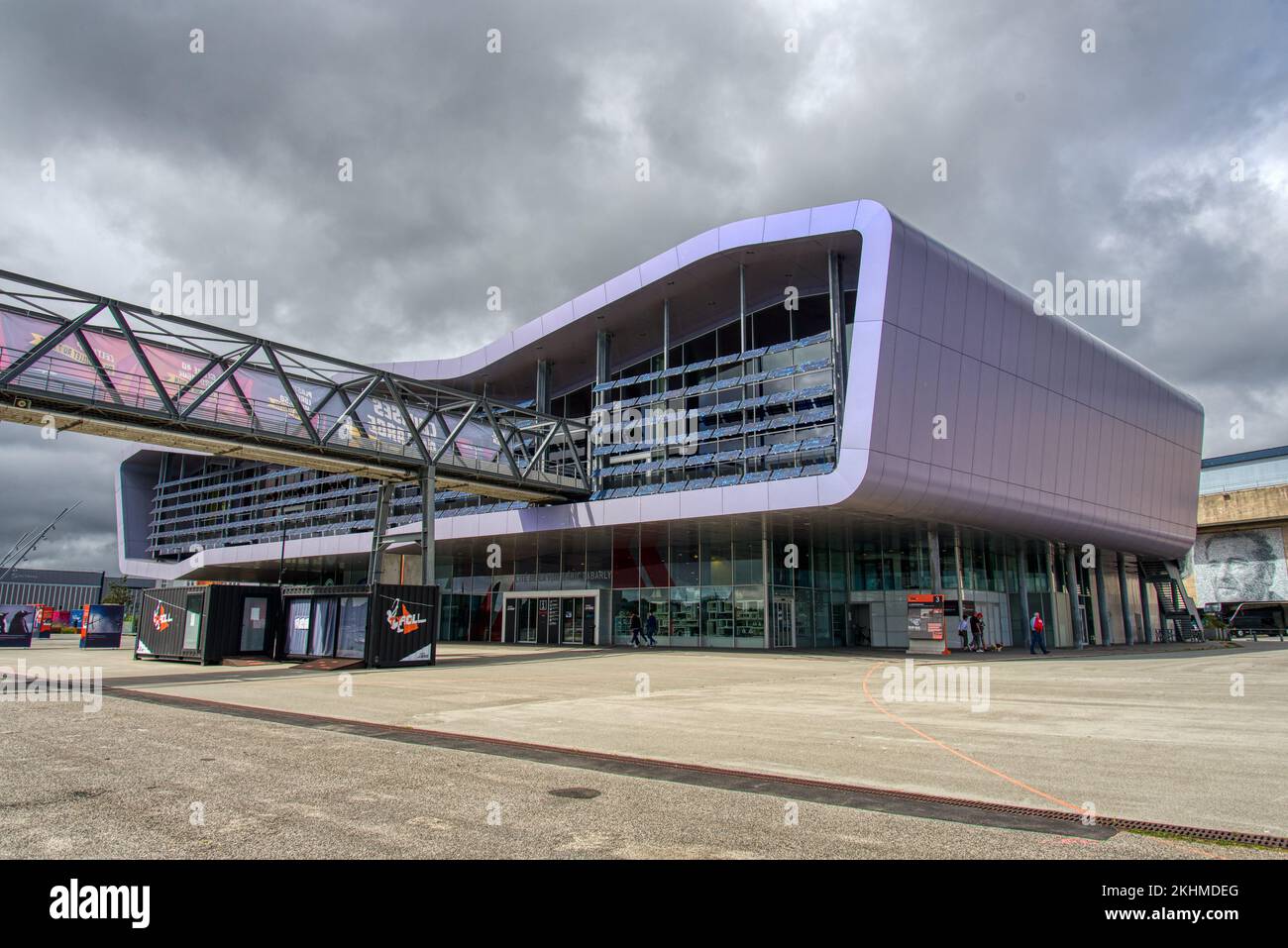 Das Museum Cite de la Voile Eric Tabarly in Lorient, Frankreich Stockfoto