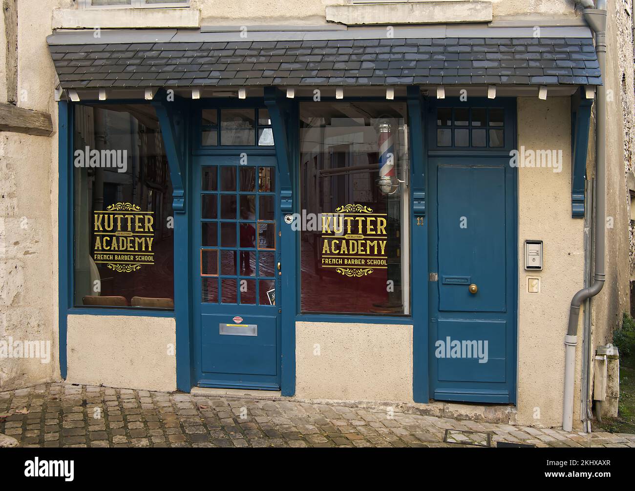 Blois Straßenszenen Stockfoto
