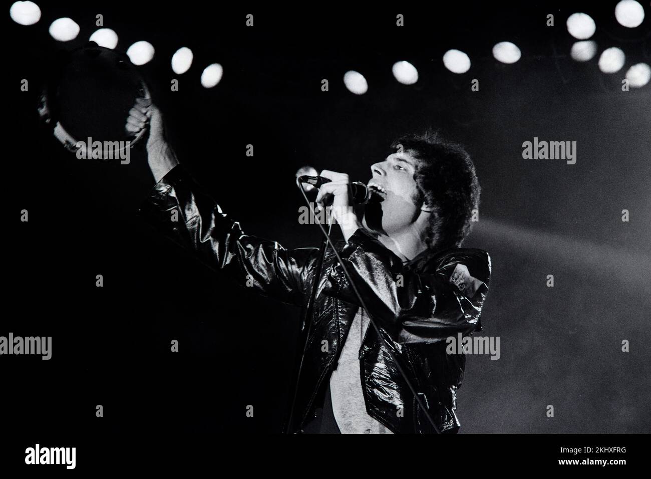 Queen in Konzert in Ahoy Rotterdam Holland 30-01-1979 vbvanbree Fotografie Stockfoto