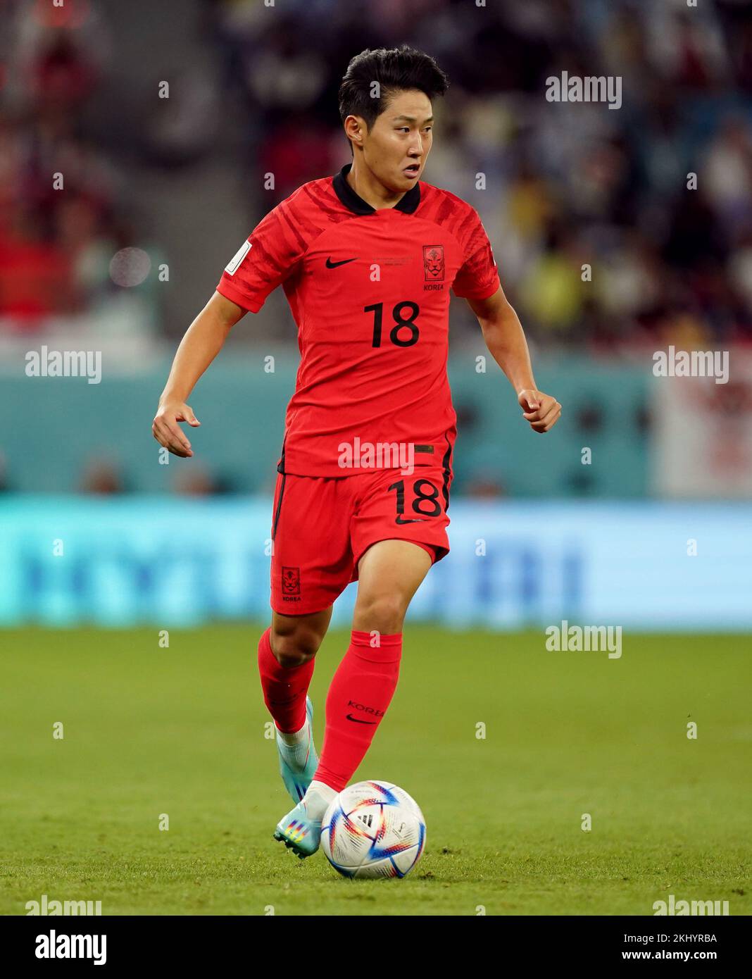 Lee Kangin aus Südkorea während des Spiels der Gruppe H der FIFA