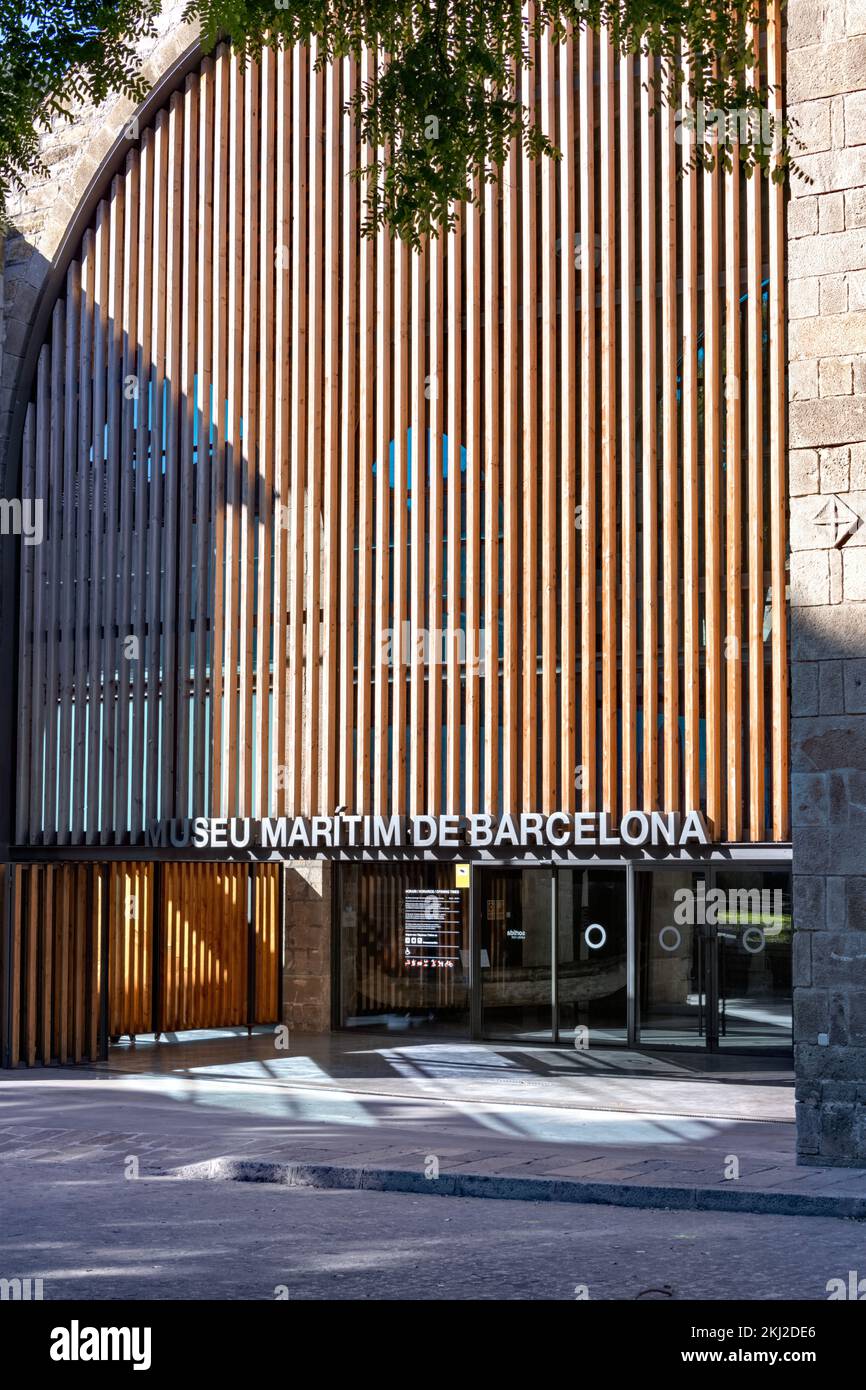 Maritime Museum, Barcelona, Spanien, November 2022 Stockfoto