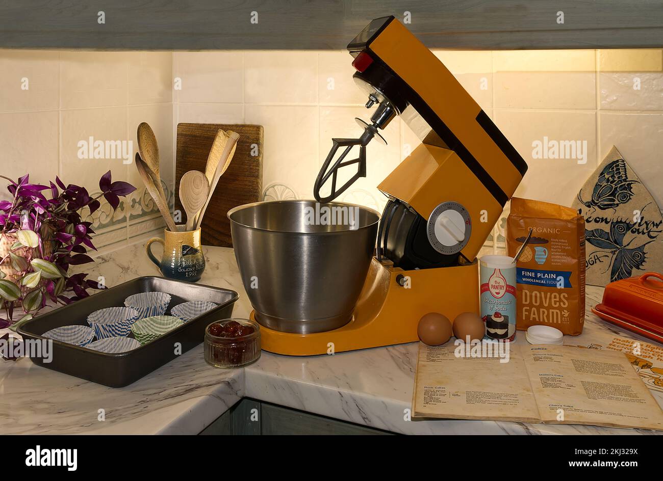 Retro-Alltagsgegenstände Stockfoto