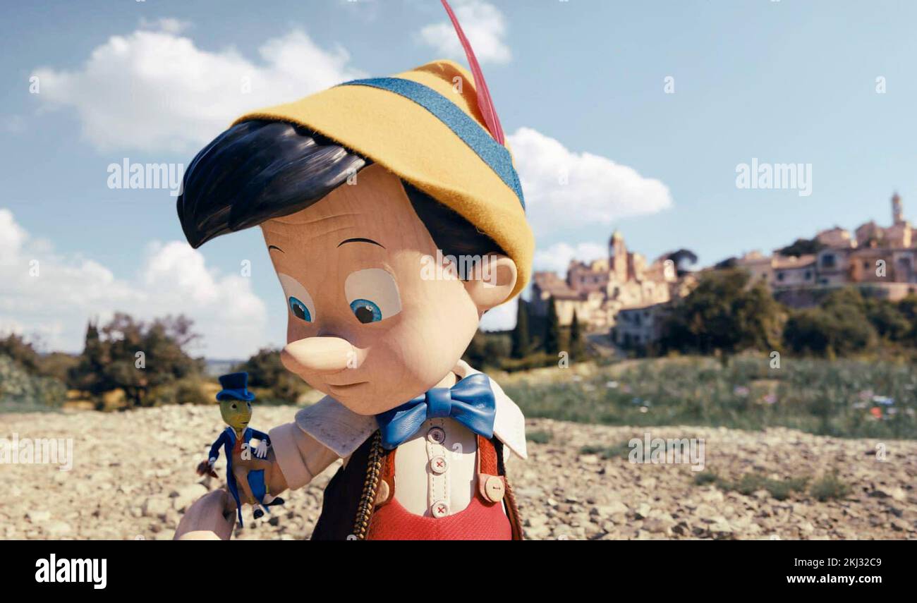 Pinocchio Jiminy Cricket Und Pinocchio Stockfoto