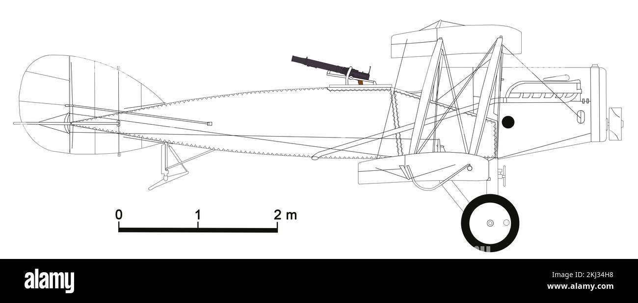 Bristol F.2B Kämpfer Stockfoto