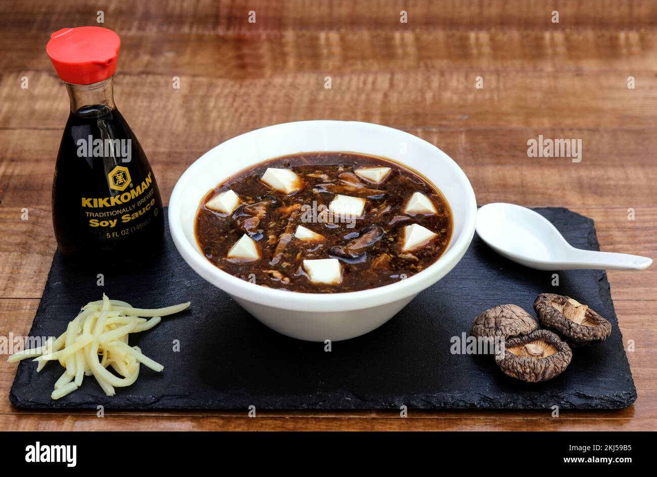 Hochwertige Bilder von chinesischer und japanischer Küche Stockfoto