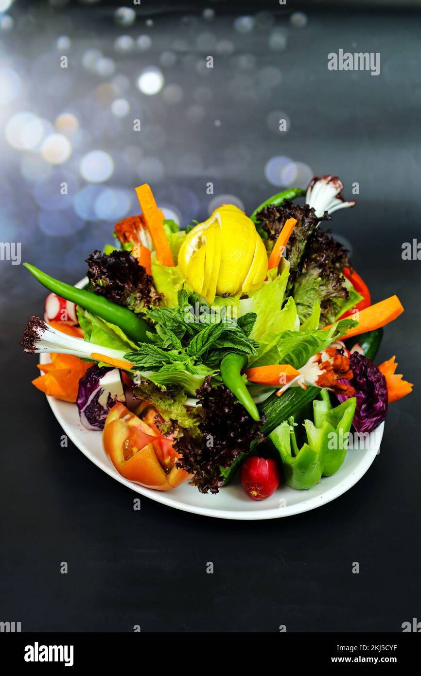 Hochwertige Bilder von libanesischer arabischer Küche Stockfoto