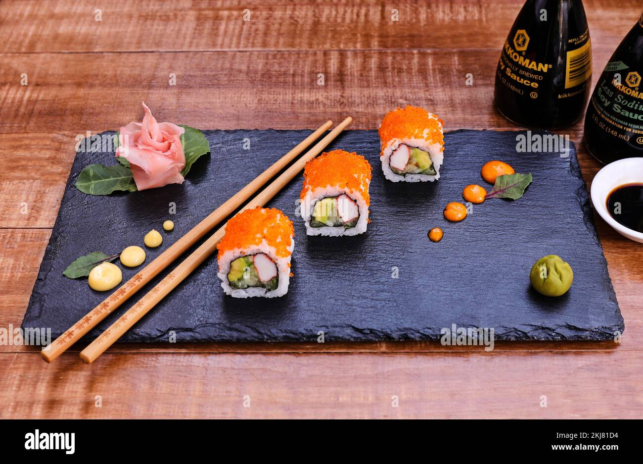 Hochwertige Sushi-Bilder Stockfoto