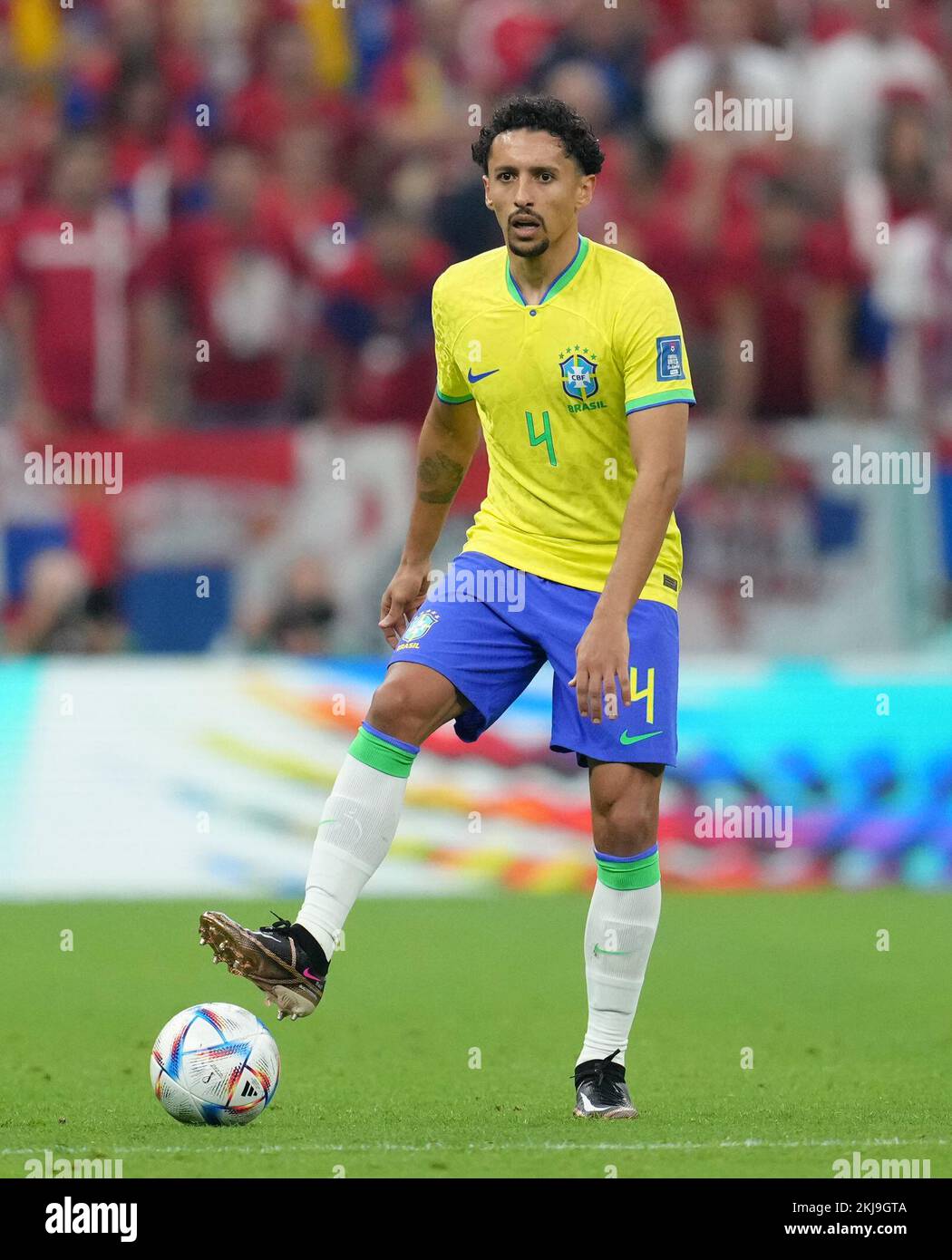 Brasilianische Marquinhos während des FIFA World Cup Group GSpiels im
