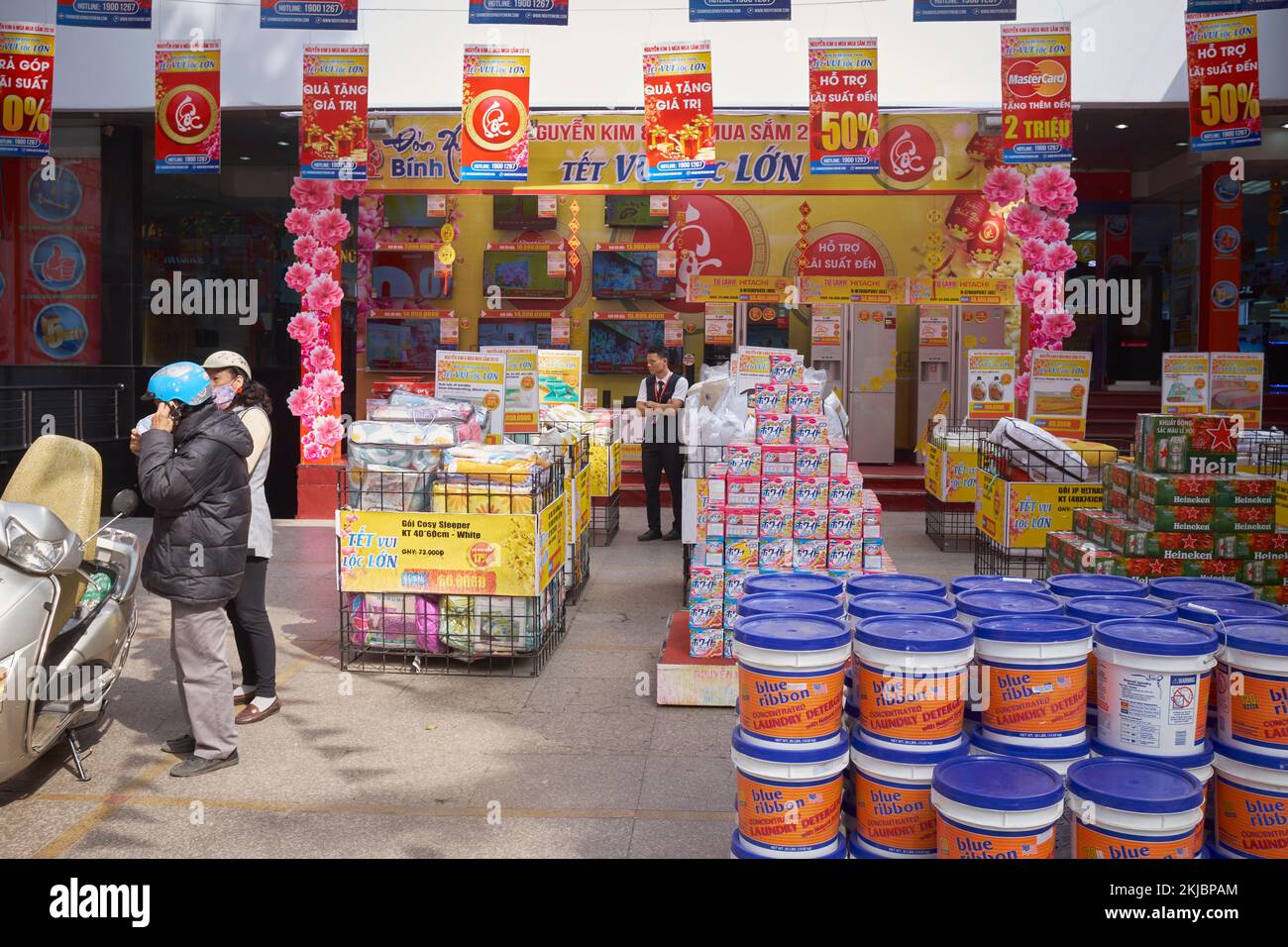 Front Hanoi Vietnam Anzeigen Stockfoto