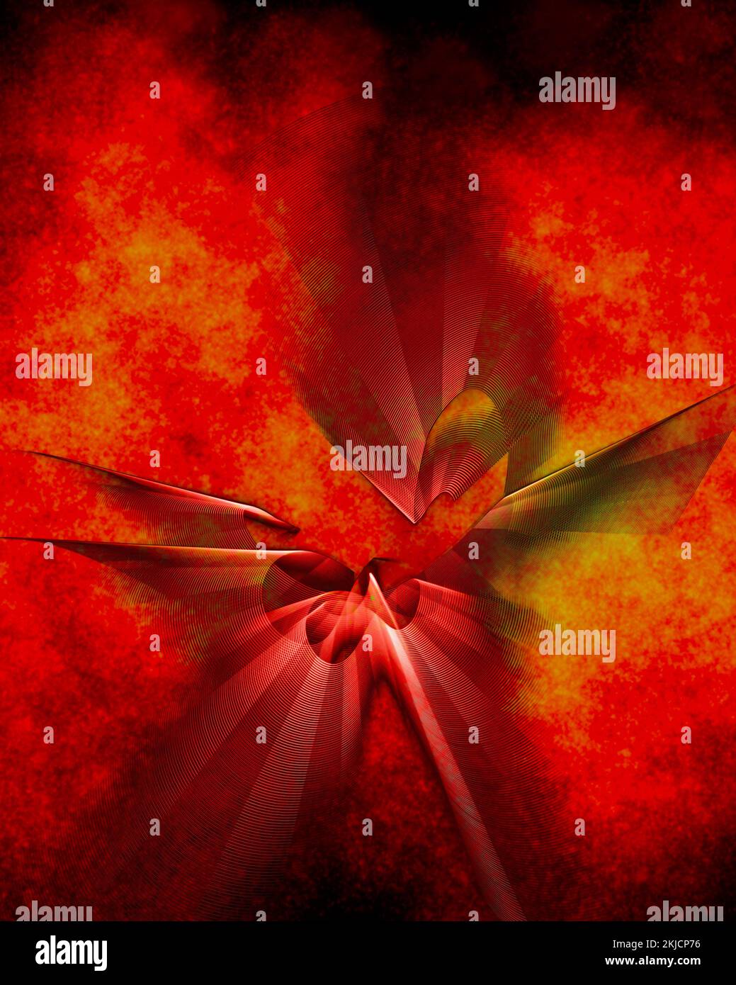 Abstrakter Hintergrund aus Lichtmalerei und Illustration Stockfoto