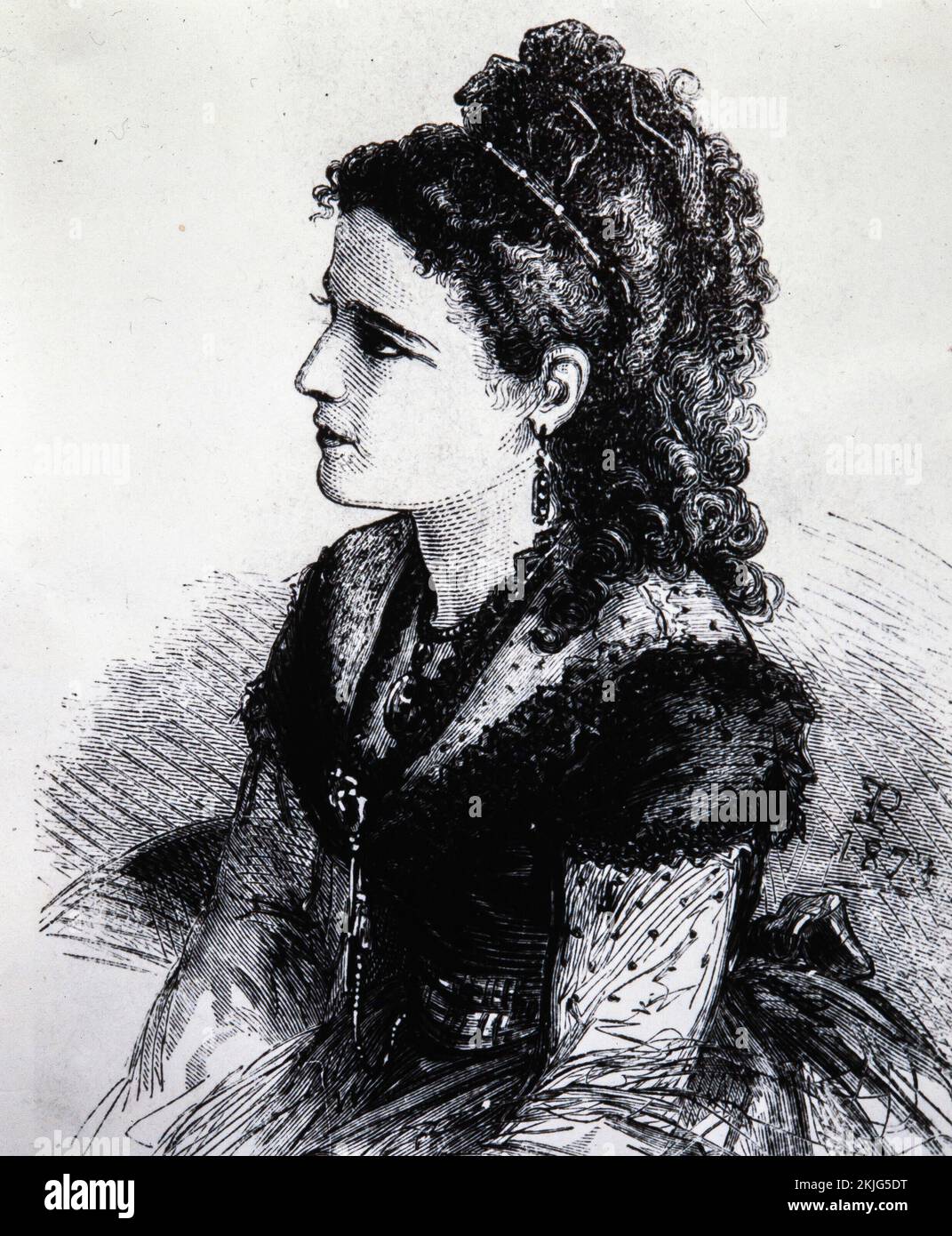 María Isabel Antonia Amada Rosa Mauri i Segura, también concida como Roseta Mauri y Rosita Mauri (Reus, Tarragona, 1849/1850 - París, Francia, 3 de diciembre de 1923) bailarina española. Stockfoto