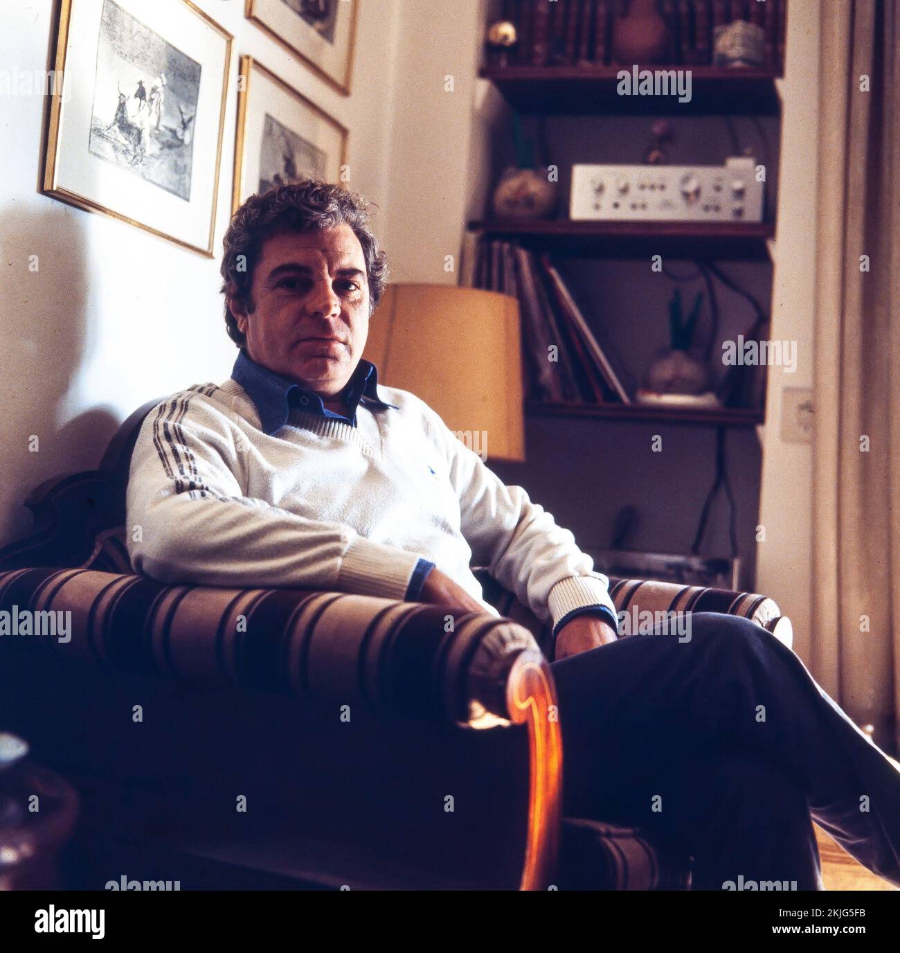 Juan Marsé Carbó en 1981. Novelista Español de la llamada Generación de Los 50, Denominada concretamente de La Escuela de Barcelona. Stockfoto