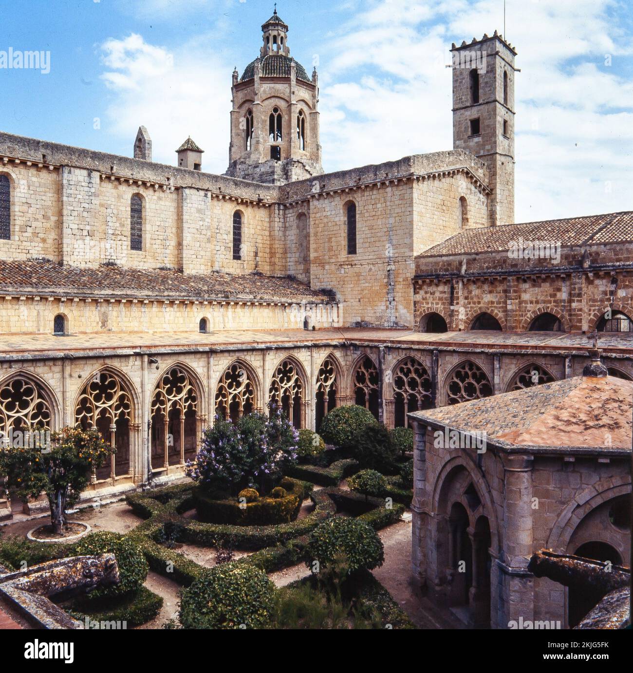 Monasterio de Santes Creus, Tarragona. Stockfoto