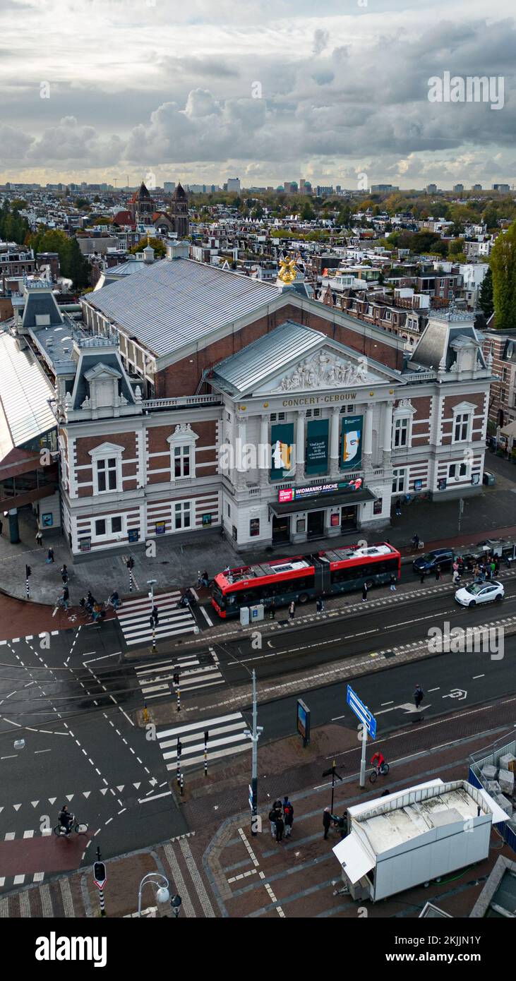 Royal Concertgebouw, Konzertsaal in Amsterdam Stockfoto
