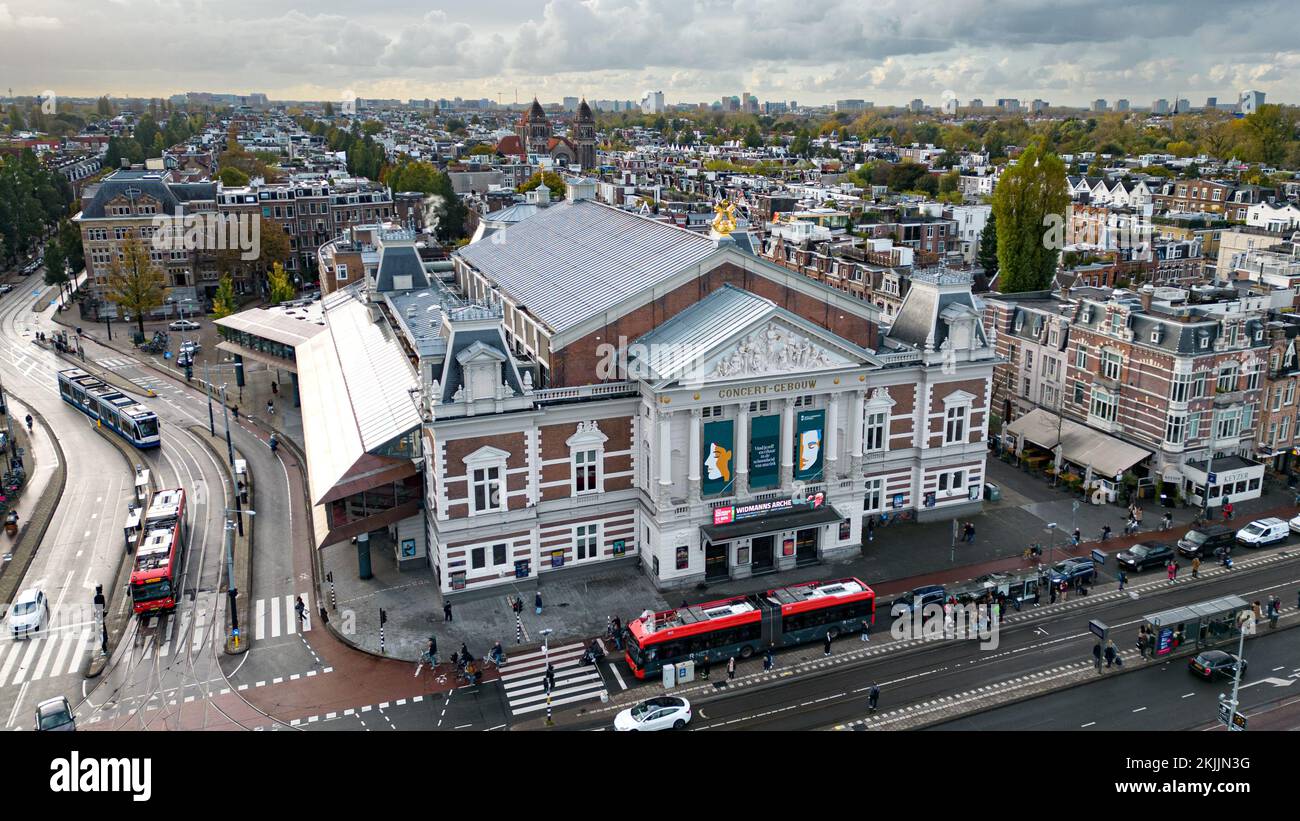 Royal Concertgebouw, Konzertsaal in Amsterdam Stockfoto