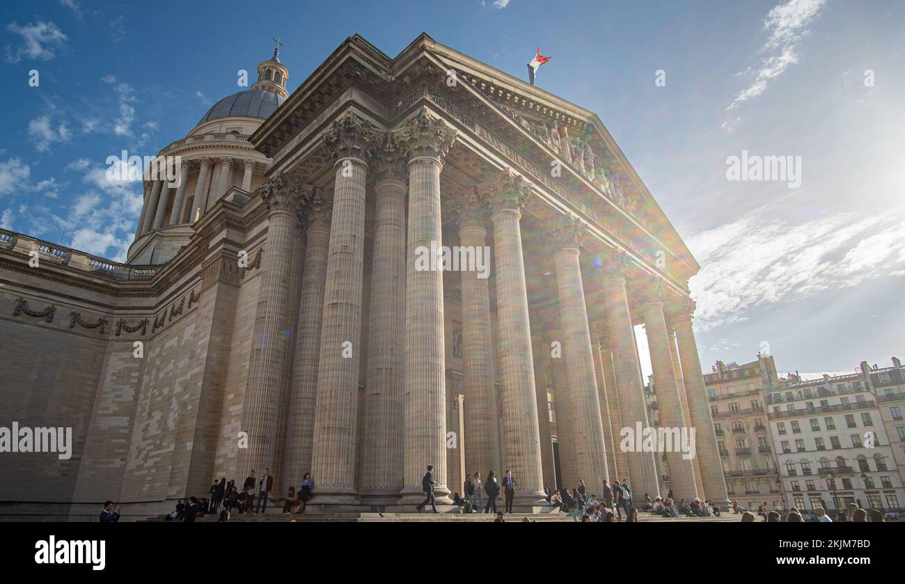 Das Pariser Pantheon, ein Denkmal in Paris Stockfoto