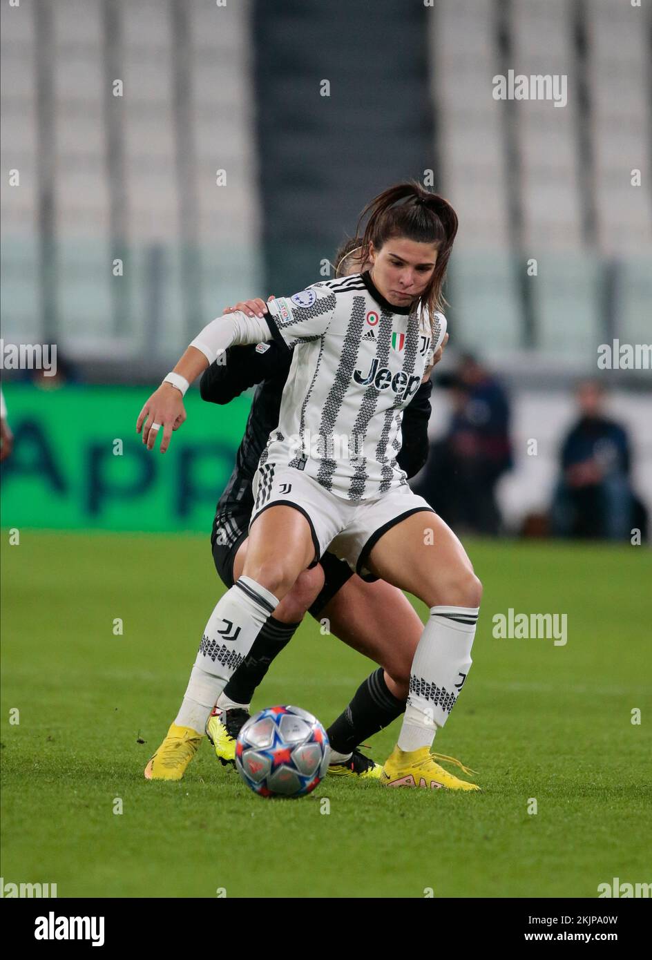 Cantore of Juventus Women während der UEFA Women's Champions League, Gruppe C, Fußballspiel zwischen Juventus Women und Arsenal Women am 24. November 20 Stockfoto