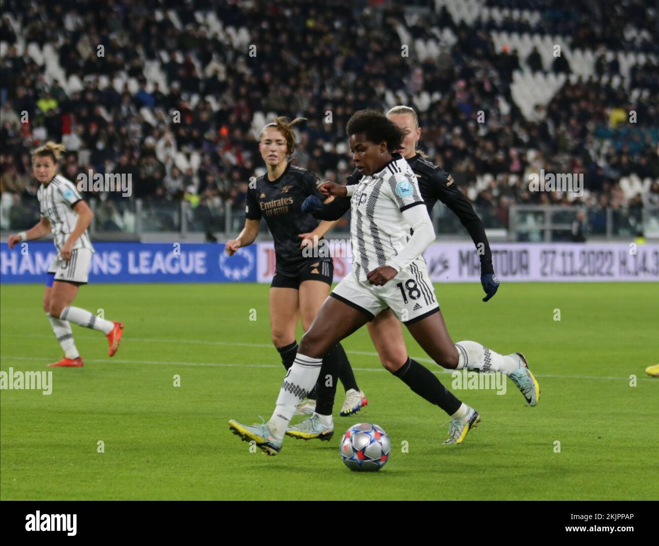 Lineth Beerensteyn von Juventus Women während der UEFA Women's Champions League, Gruppe C, Fußballspiel zwischen Juventus Women und Arsenal Women am 24 Stockfoto