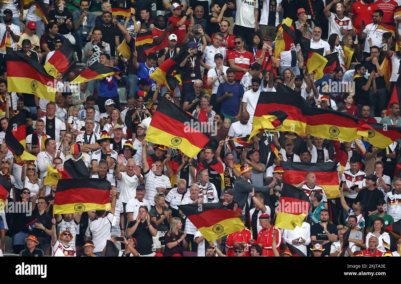 FIFA Weltmeisterschaft Katar 2022 Gruppe E Spiel zwischen Deutschland