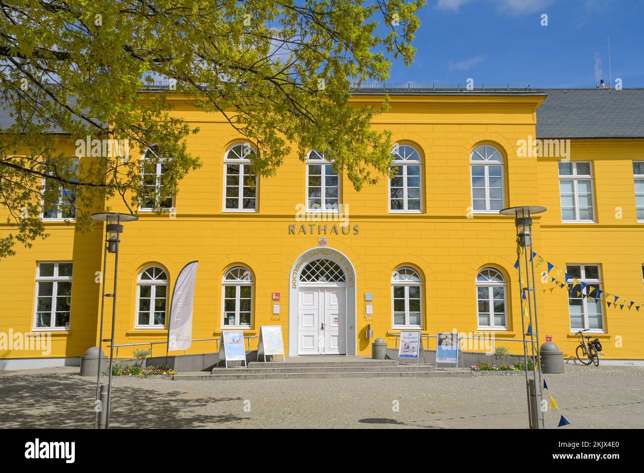 Rathaus, unter den Linden, Ratzeburg, Schleswig-Holstein, Deutschland Stockfoto