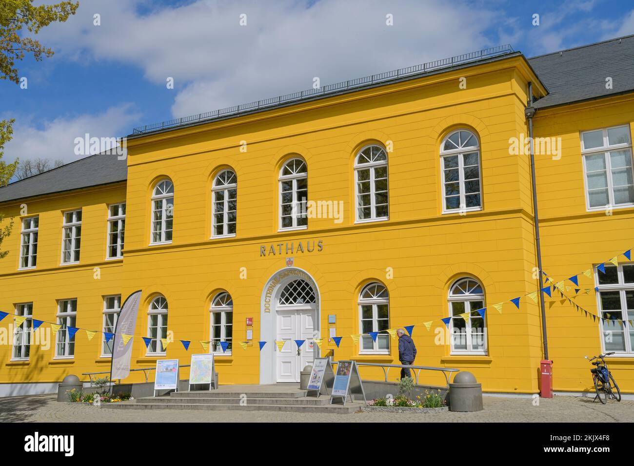 Rathaus, unter den Linden, Ratzeburg, Schleswig-Holstein, Deutschland Stockfoto