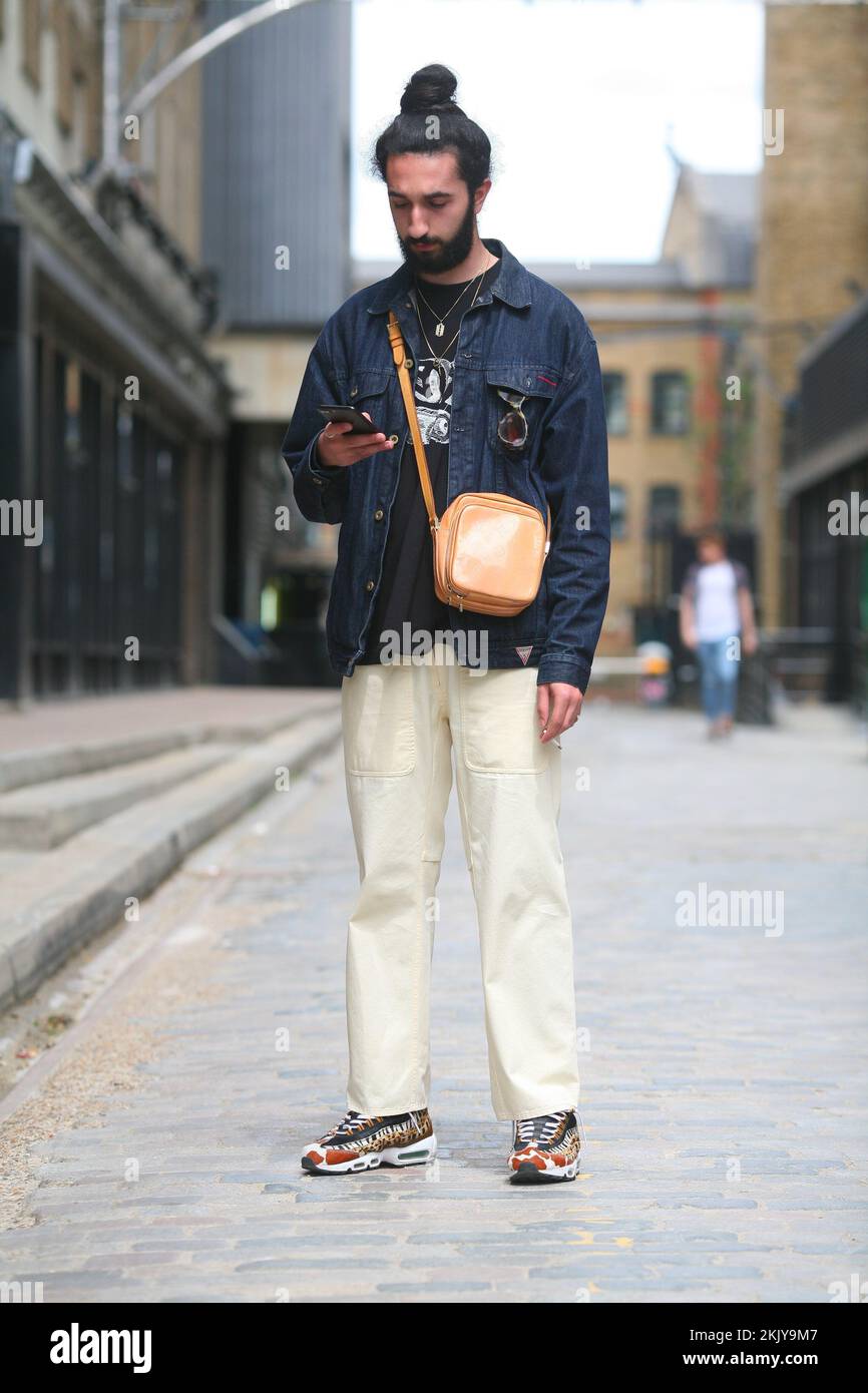 Coole Mode in London Stockfoto