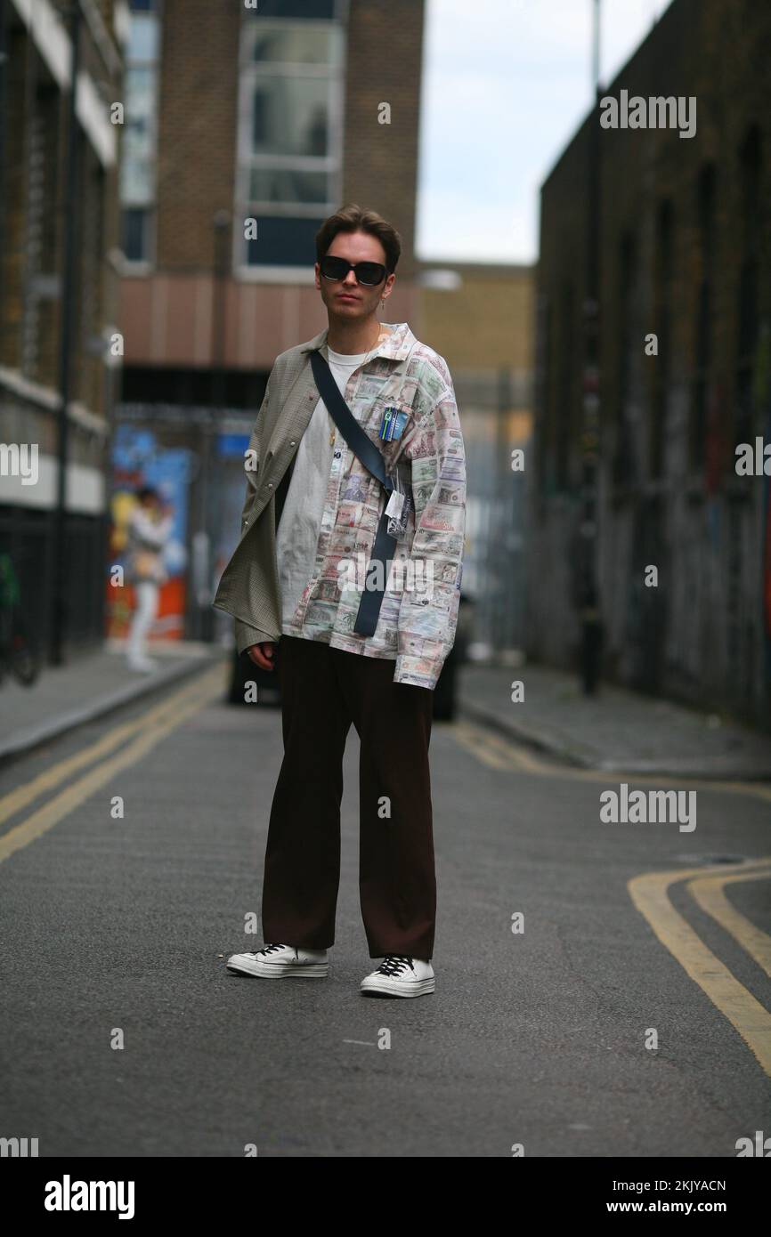 Coole Mode in London Stockfoto