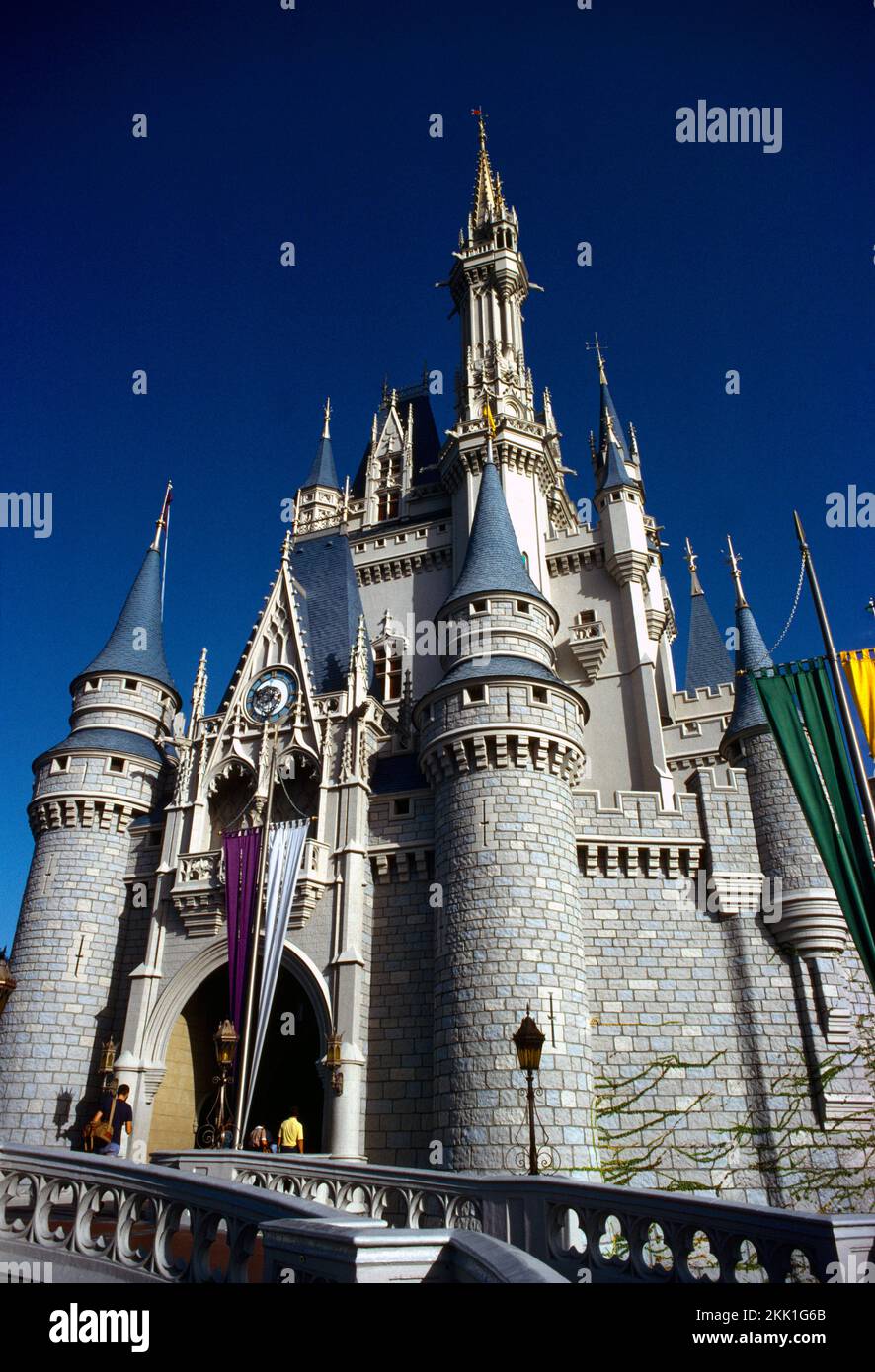 Orlando Florida Usa Disney World Cinderelas Castle Stockfoto