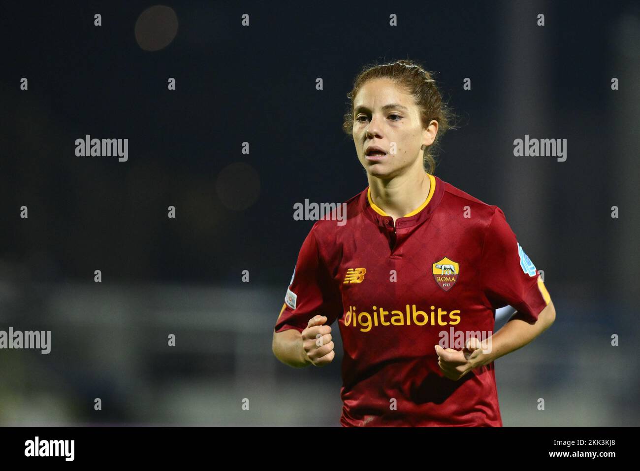 Manuela Giugliano von AS Roma Women während des dritten Tages der Gruppenphase der UEFA Women's Champions League, Gruppe B, zwischen A.S. Roma und VfL wo Stockfoto