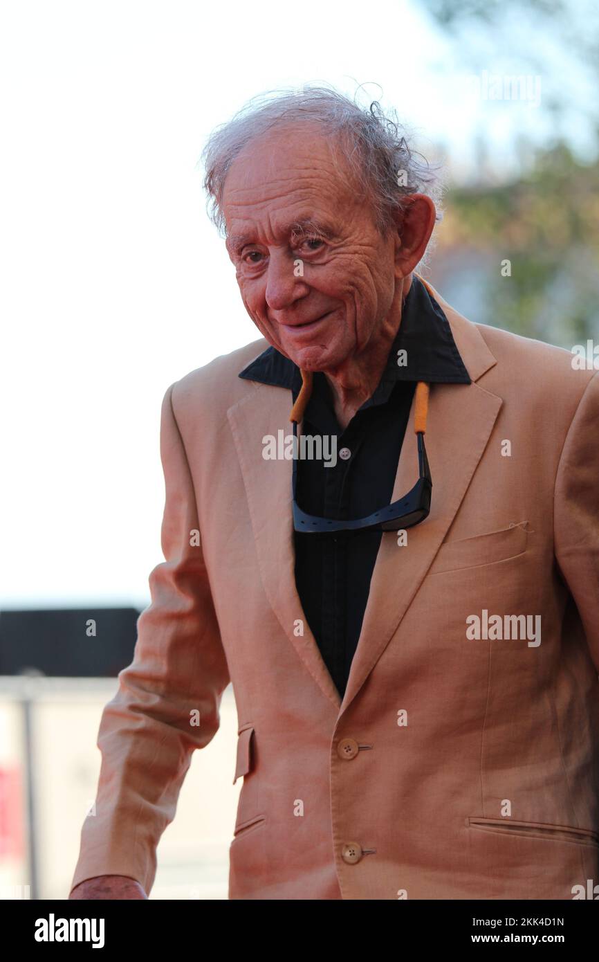 Frederick Wiseman Red Carpet Venice 79 „UN Ehepaar“ Stockfoto