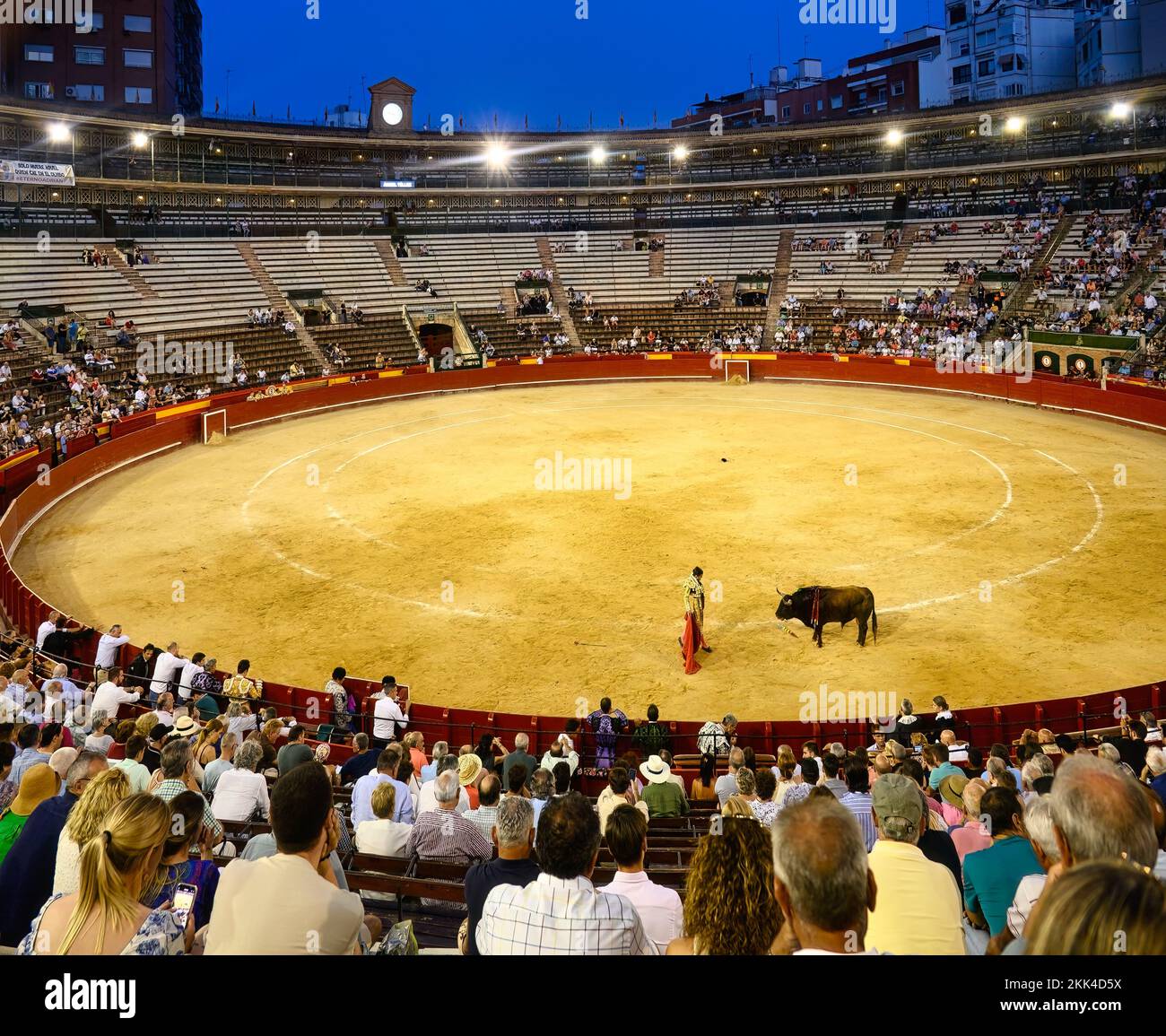 Stierkampf in Valencia, Spanien Stockfoto