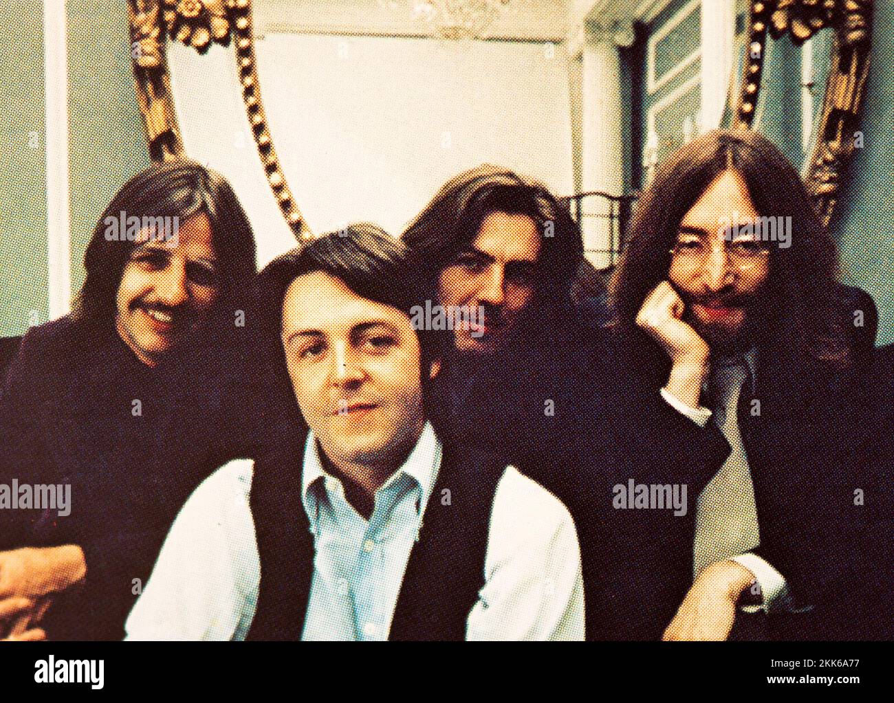 EMI CD Disc Booklet – The Beatles 1967/1970 Album. Stockfoto