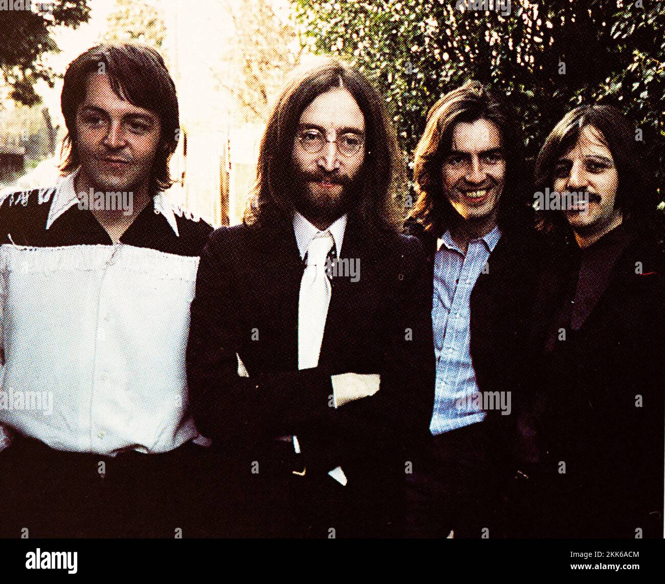 EMI CD Disc Booklet – The Beatles 1967/1970 Album. Stockfoto