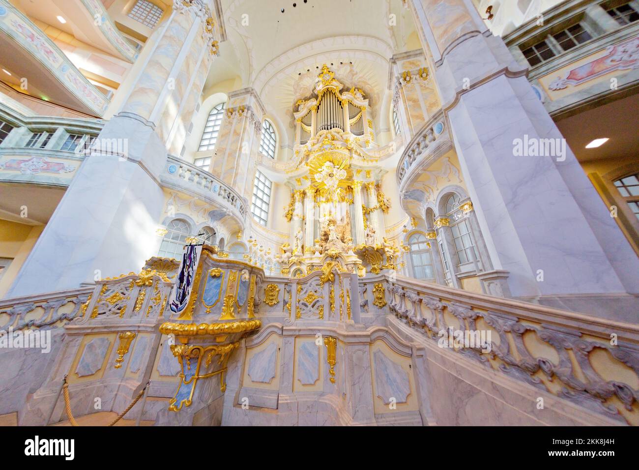 Die Kirche des Innern unserer Lieben Frau, Dresden, Deutschland Stockfoto