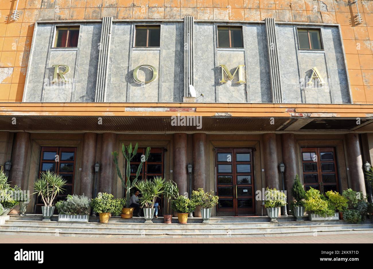 Cinema Roma in Asmara in Eritrea Stockfoto